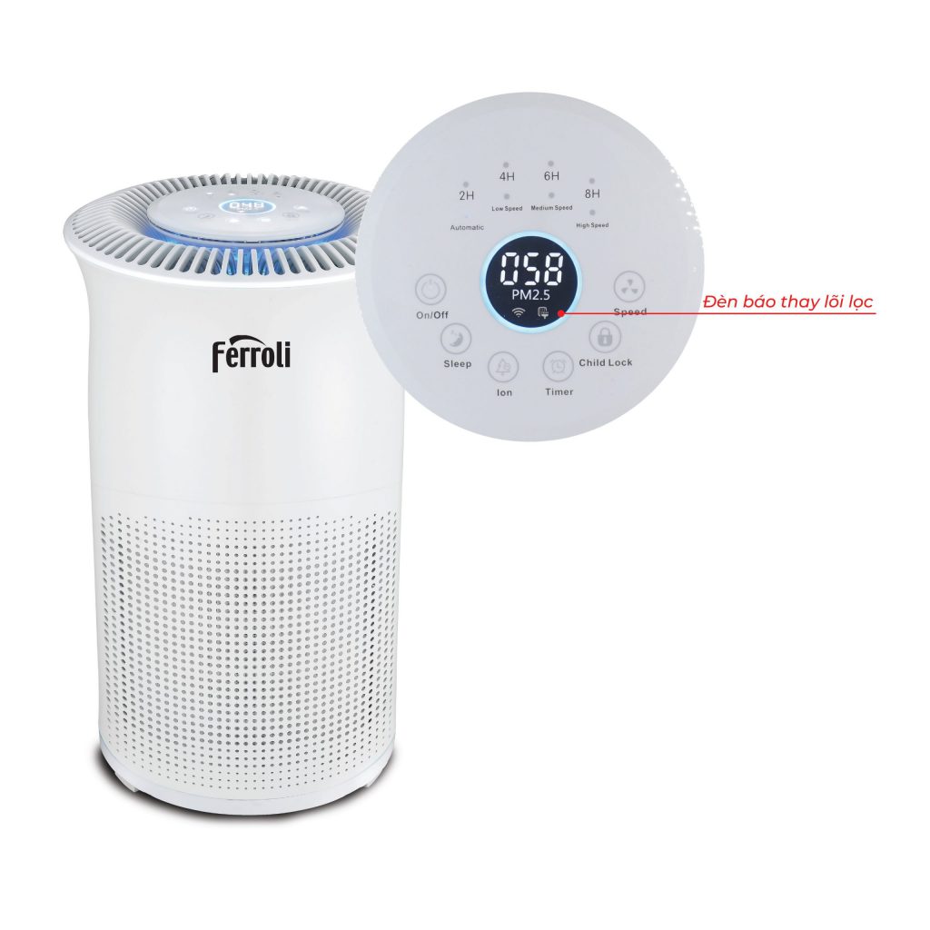 Máy lọc không khí và tạo ionizer Ferroli FAP-60D Máy lọc không khí và tạo ionizer Ferroli FAP-60D